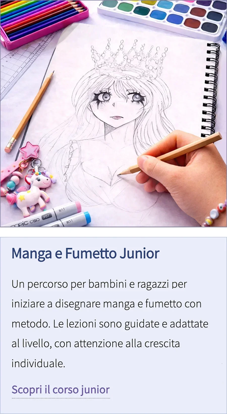 Disegno a mano su foglio bianco