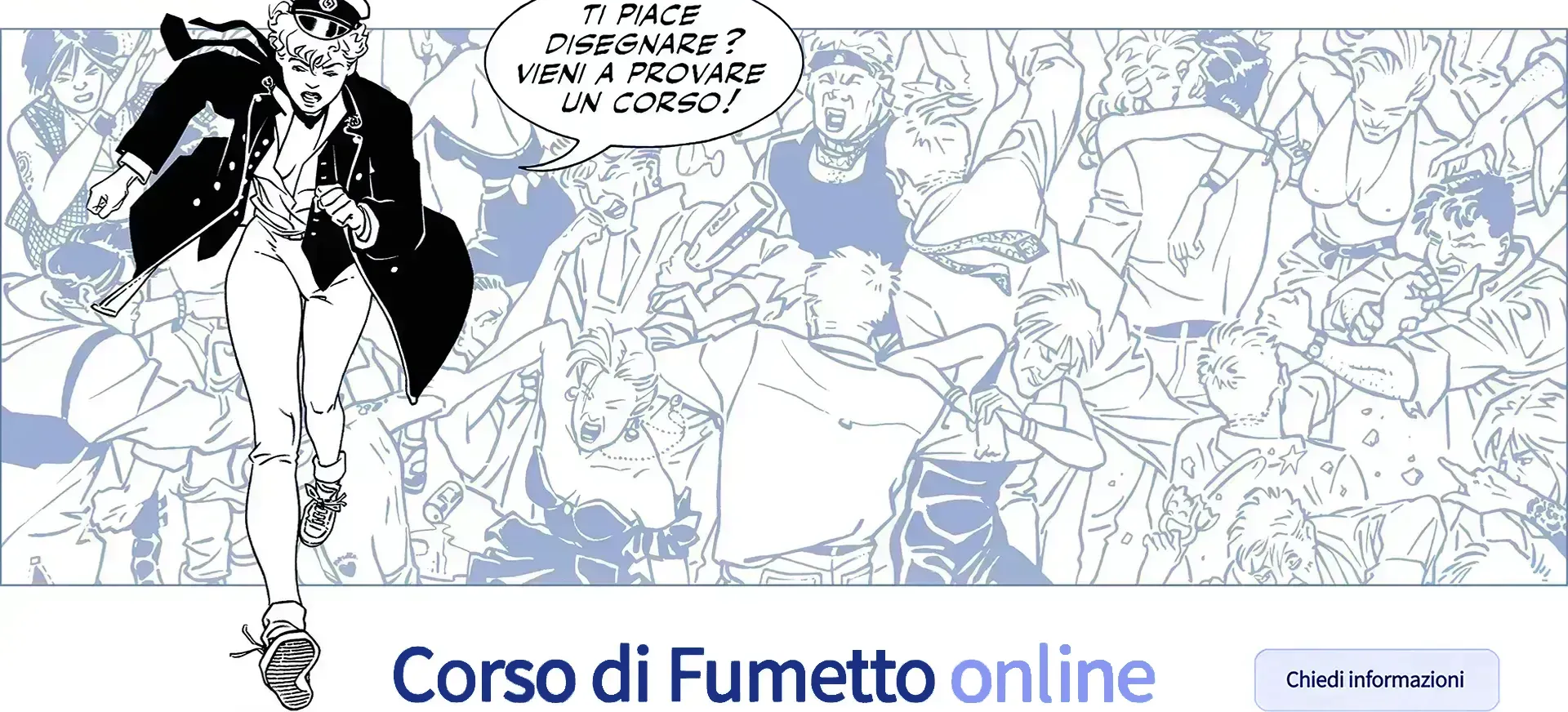 Corso di Disegno e Fumetto online – iscrizioni e informazioni