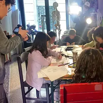 Workshop in sede con storyboard - la troupe del Giffoni Film Festival – Alessandria 2025