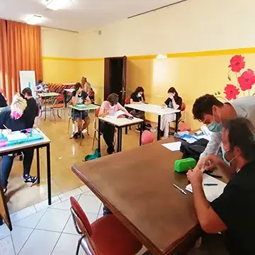Lezione nella sede di Corticella – Bologna 2021