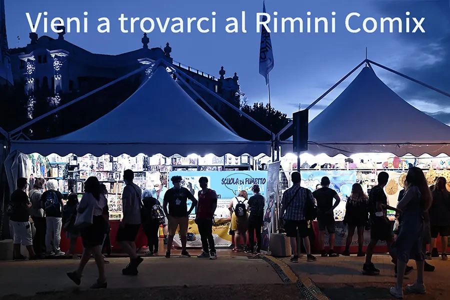 Workshop di manga al Rimini Comix con la Scuola di Fumetto